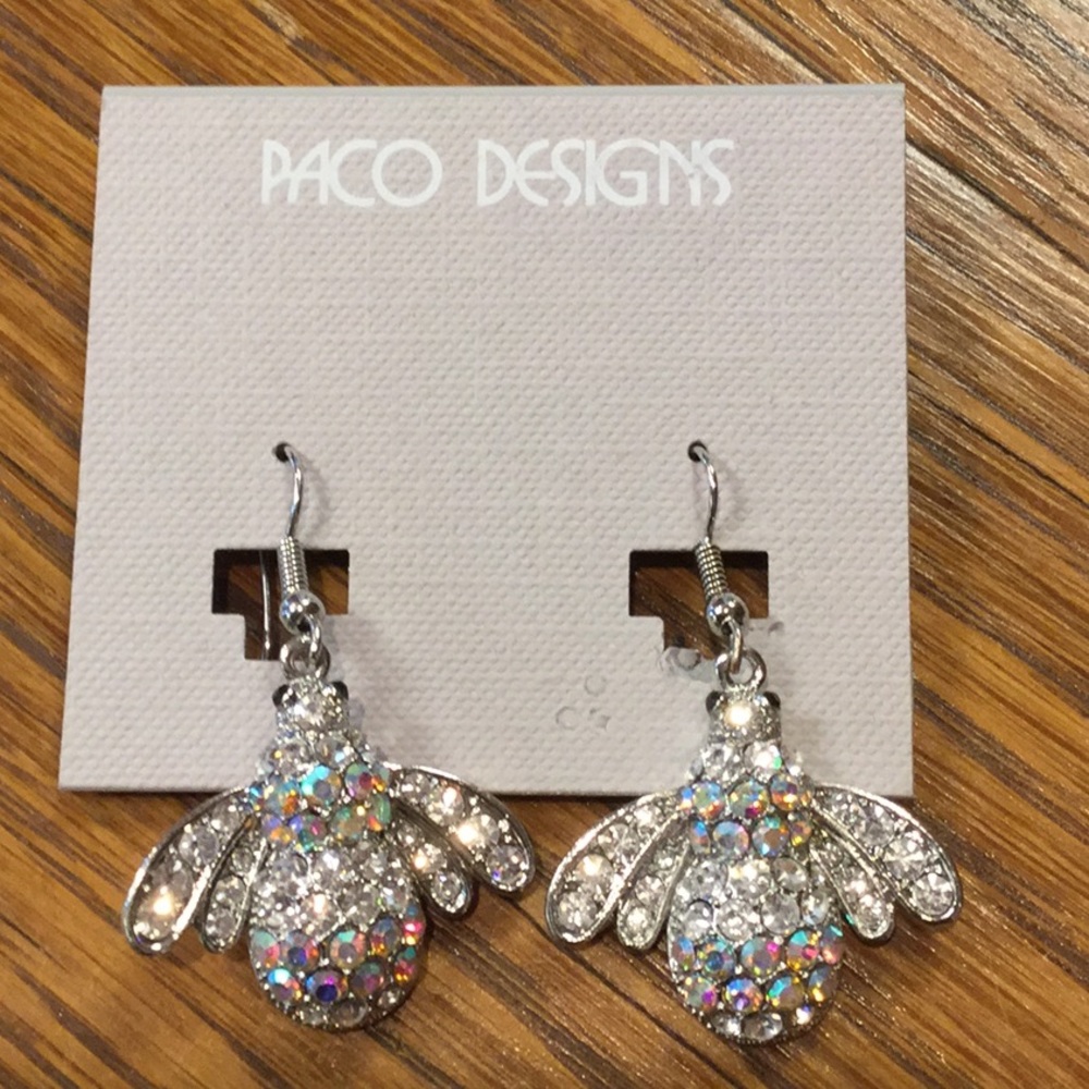 Super Sparkly Insect Drop Earrings
